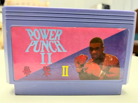 Power Punch II Famicom Famiclone Nes Tv Game