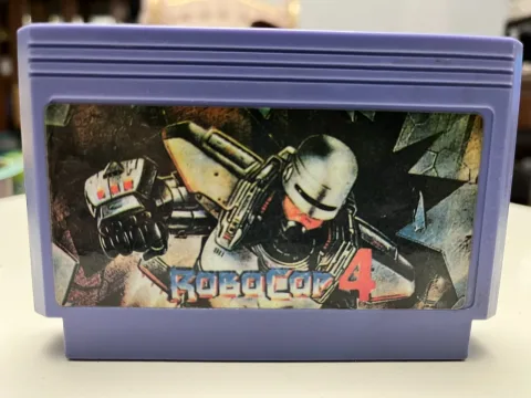Robocop Robo Cop 4 Famicom Famiclone Nes Game Cartridge