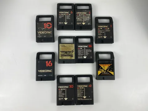 Philips Videopac G7400 VideoPac+ Odyssey 1 4 6 10 16 43 Cartridges Games