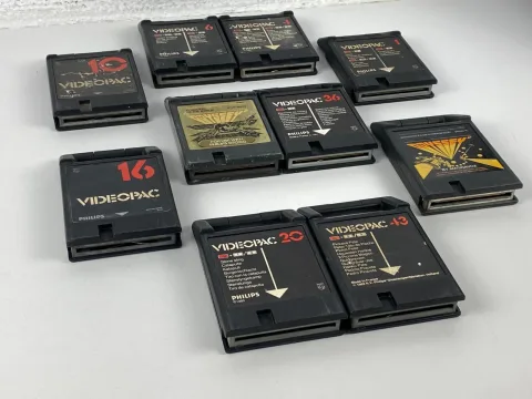 Philips Videopac G7400 VideoPac+ Odyssey 1 4 6 10 16 43 Cartridges Games