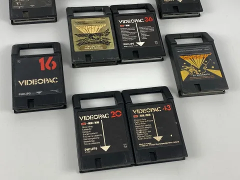 Philips Videopac G7400 VideoPac+ Odyssey 1 4 6 10 16 43 Cartridges Games