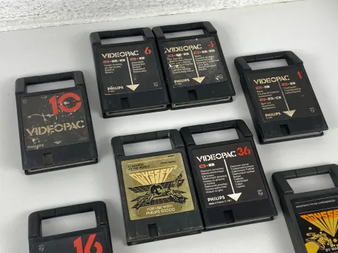 Philips Videopac G7400 VideoPac+ Odyssey 1 4 6 10 16 43 Cartridges Games