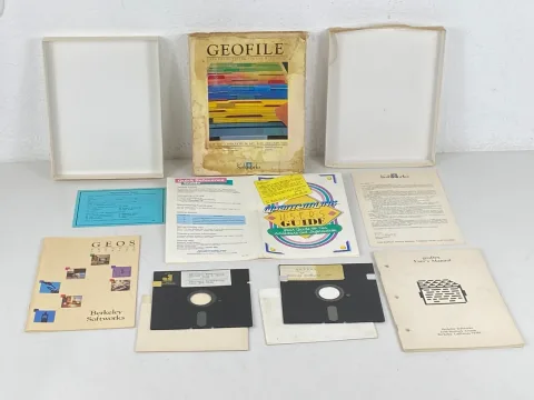 Berkeley Softworks Geos Geofile Commodore 64/64C/128 Computers Floppy Disk