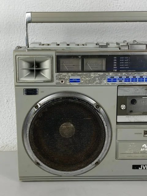 JVC RC-M70W Stereo Radio Cassette Recorder Boombox