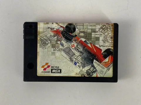 كارتريج لعبة F1-Spirit من كونامي لنظام MSX