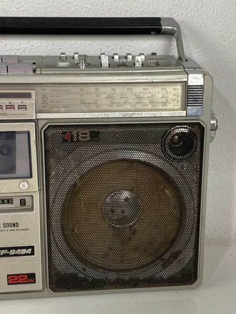 Sharp GF-9494X Cassette Radio Ghetto Blaster Tape Recorder Boombox