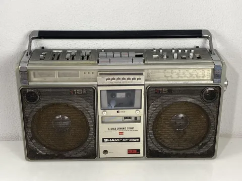 Sharp GF-9494X Cassette Radio Ghetto Blaster Tape Recorder Boombox