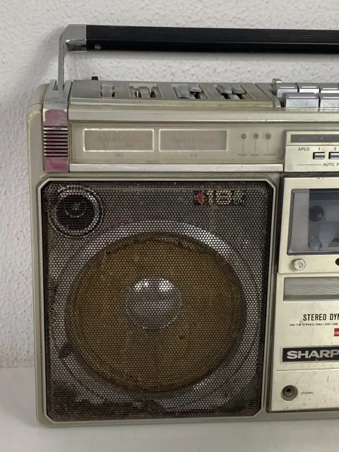 Sharp GF-9494X Cassette Radio Ghetto Blaster Tape Recorder Boombox