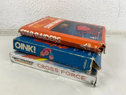 Atari 2600 Cross Force Spectravision - Star Raiders- OINK! Game