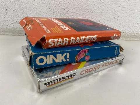 Atari 2600 Cross Force Spectravision - Star Raiders- OINK! Game