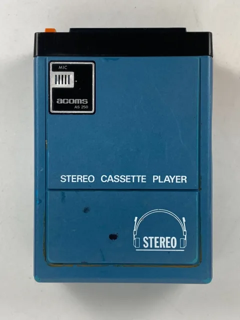 Acoms AS250 Walkman Stereo Cassette Player Very