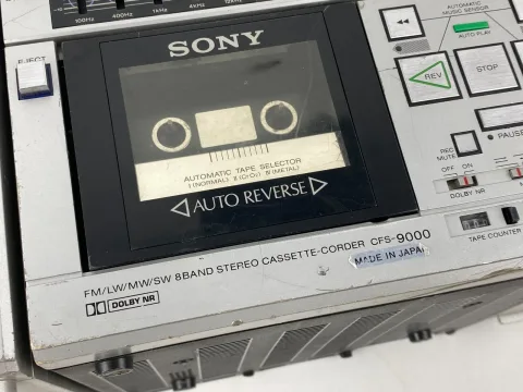 Sony CFS-9000 Stereo Boombox Ghettoblaster Stereo Cassette
