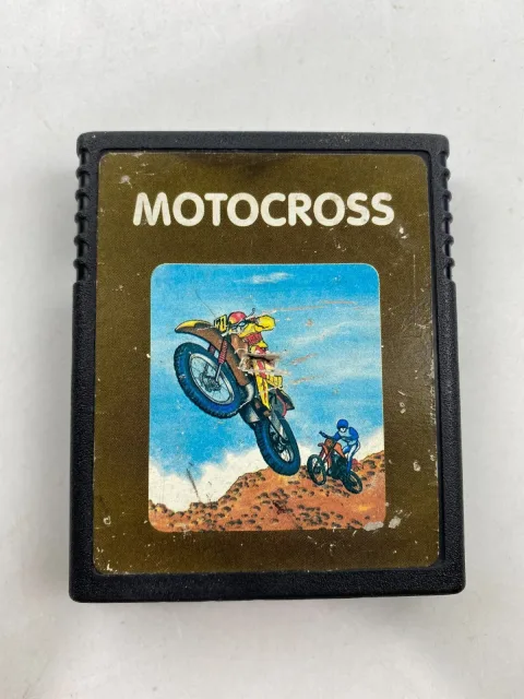 Atari 2600 Compatible Zellers Motocross Game Cartridge Taiwan
