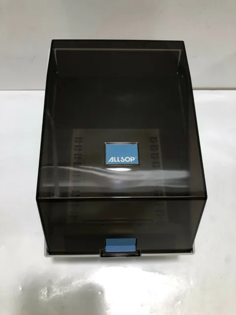 حالة تخزين أقراص مرنة 5.25 بوصة من Allsop طراز Disk File/60 مع مفتاح
