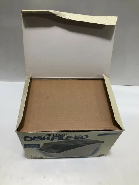 حالة تخزين أقراص مرنة 5.25 بوصة من Allsop طراز Disk File/60 مع مفتاح