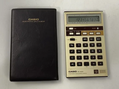 Casio AQ-4000 Electronic Calculator & Watch