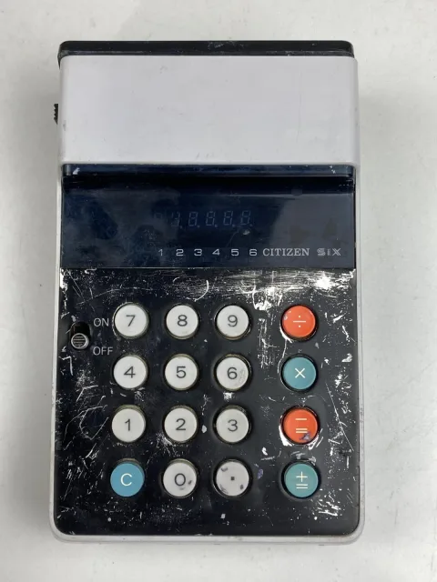 Citizen SIX Electronic Calculator