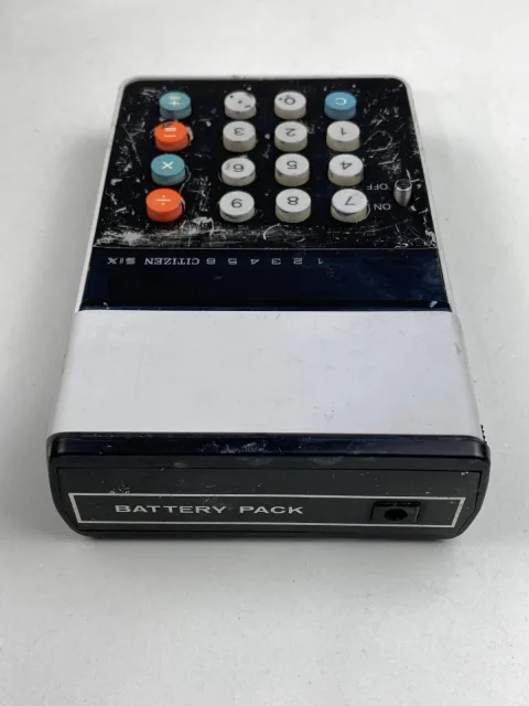 Citizen SIX Electronic Calculator