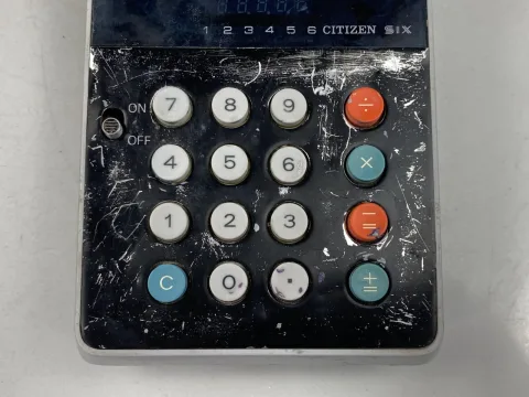 Citizen SIX Electronic Calculator