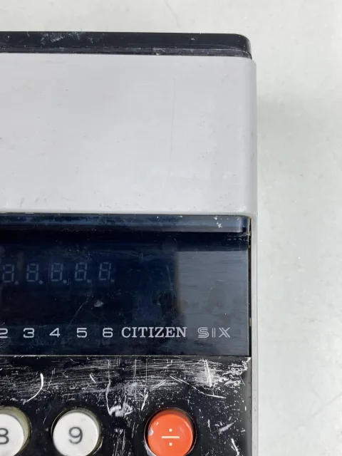 Citizen SIX Electronic Calculator