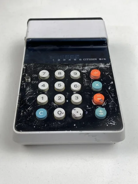 Citizen SIX Electronic Calculator