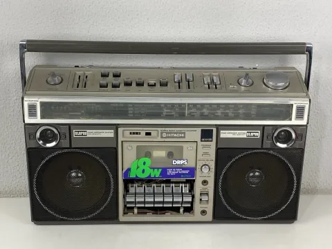 Hitachi TRK-8190 Boombox Radio Cassette Ghettoblaster