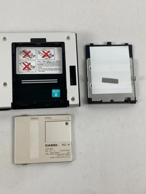 Casio FX-750P Personal Computer 1985 with 4k Memory Card Condition
