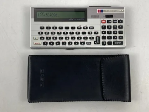Casio FX-750P Personal Computer 1985 with 4k Memory Card Condition