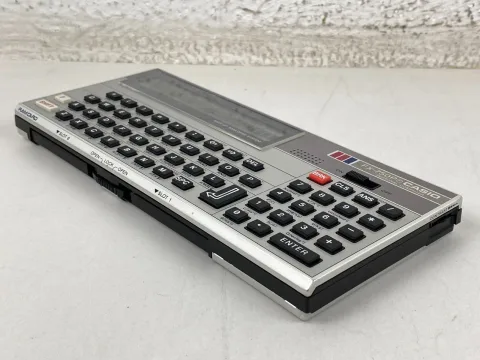 Casio FX-750P Personal Computer 1985 with 4k Memory Card Condition