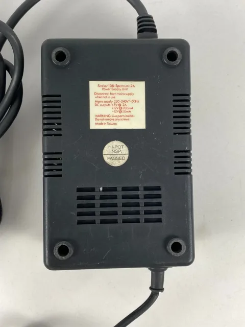 Original Power Supply Sinclair ZX Spectrum +2 128K Computer