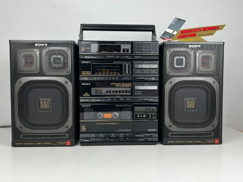 Sony FH-215R Stereo/FM-AM Tuner Compact Stereo Boombox