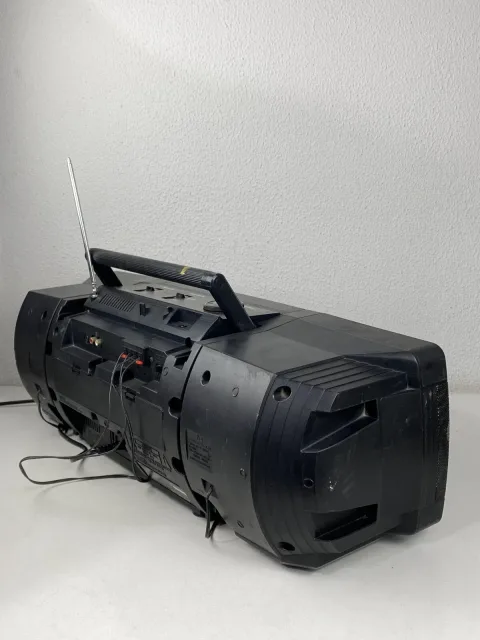 جهاز تشغيل شرائط كاسيت محمول سوبر باس هورن من JVC طراز PC-RW100 ستريو عالي fidelity
