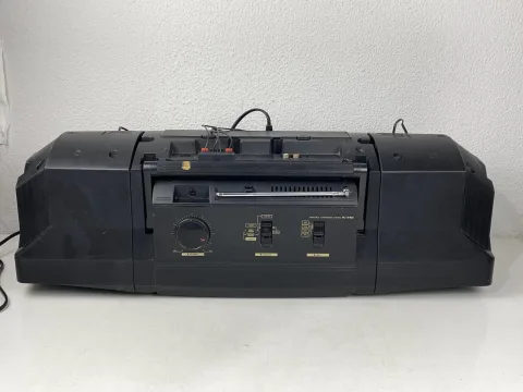جهاز تشغيل شرائط كاسيت محمول سوبر باس هورن من JVC طراز PC-RW100 ستريو عالي fidelity