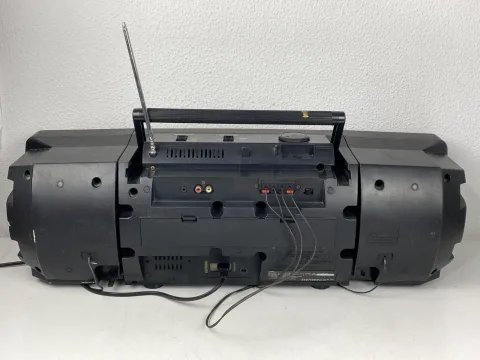 جهاز تشغيل شرائط كاسيت محمول سوبر باس هورن من JVC طراز PC-RW100 ستريو عالي fidelity