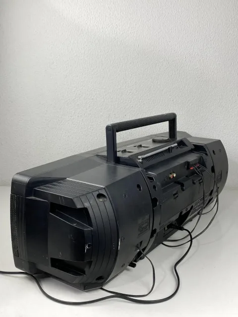 جهاز تشغيل شرائط كاسيت محمول سوبر باس هورن من JVC طراز PC-RW100 ستريو عالي fidelity