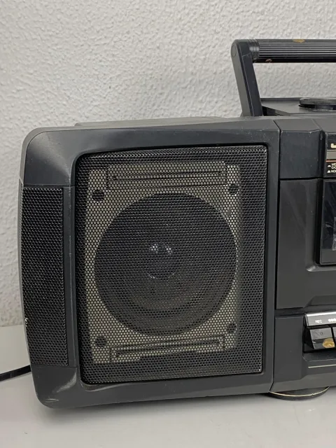 جهاز تشغيل شرائط كاسيت محمول سوبر باس هورن من JVC طراز PC-RW100 ستريو عالي fidelity