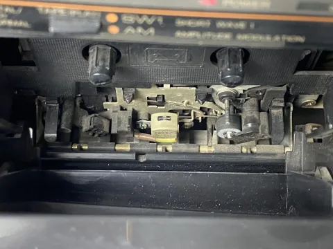 جهاز تشغيل شرائط كاسيت محمول سوبر باس هورن من JVC طراز PC-RW100 ستريو عالي fidelity
