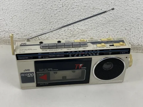 JVC RC-S120 TV/FM/AM 3-band radio cassette recorder