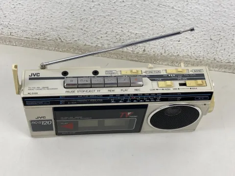 JVC RC-S120 TV/FM/AM 3-band radio cassette recorder