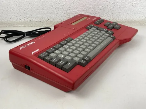 Sanyo Wavy MSX Personal Computer AX230 RED sakhr صخر - Arabic &amp English version