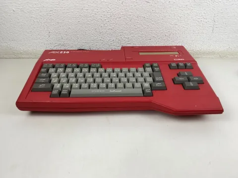 Sanyo Wavy MSX Personal Computer AX230 RED sakhr صخر - Arabic &amp English version