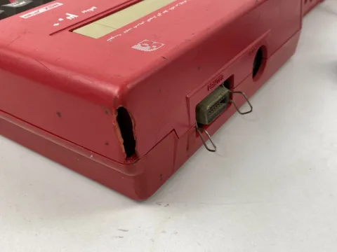 Sanyo Wavy MSX Personal Computer AX230 RED sakhr صخر - Arabic &amp English version