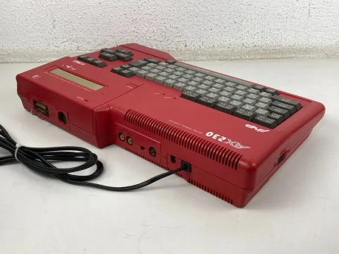 Sanyo Wavy MSX Personal Computer AX230 RED sakhr صخر - Arabic &amp English version