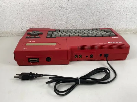 Sanyo Wavy MSX Personal Computer AX230 RED sakhr صخر - Arabic &amp English version