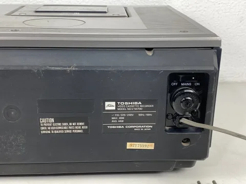 Toshiba Betamax V-5470D Video Cassette Recorder VCR 1979