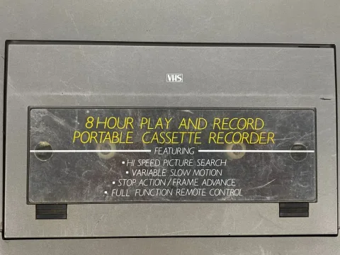 Quasar VHS Video Cassette Recorder Top Load VCR Model VP5435WQ