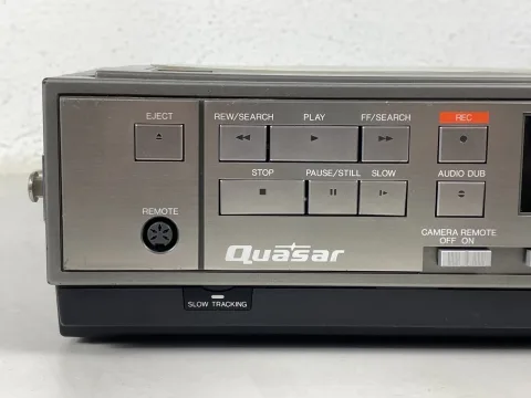 Quasar VHS Video Cassette Recorder Top Load VCR Model VP5435WQ