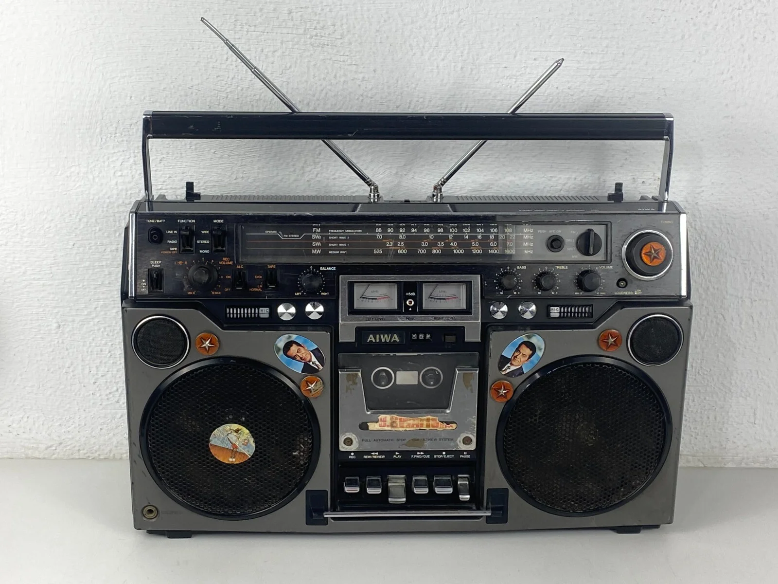 Old School Aiwa 950 Boombox Radio Cassette TPR-950AH Ghettoblaster