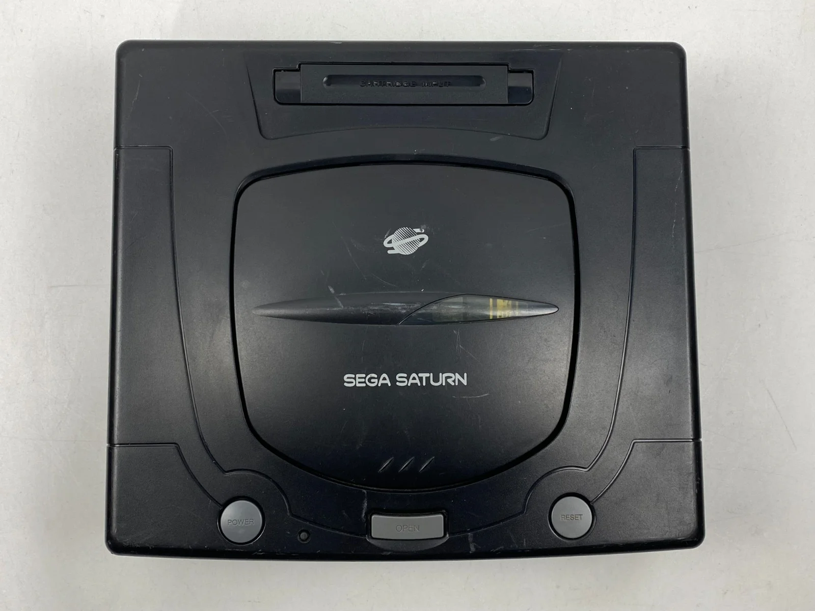 Sega Saturn Black Model MK-80200A-50 Game Console an Gray Key