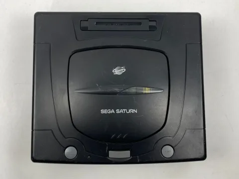 Sega Saturn Black Model MK-80200A-50 Game Console an Gray Key